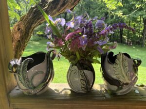 A set of stunning vases by Rachel